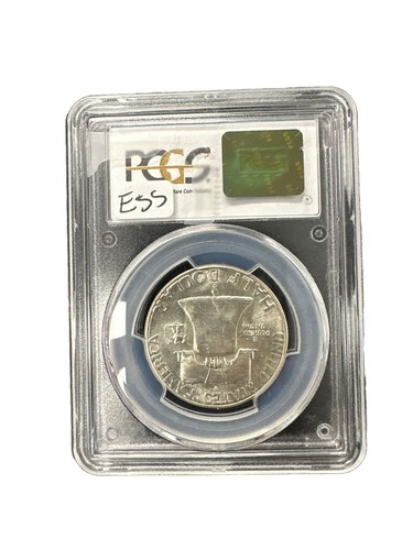 1954-S Franklin 50c Silver Half Dollar PCGS MS 65 FBL - Picture 2 of 2