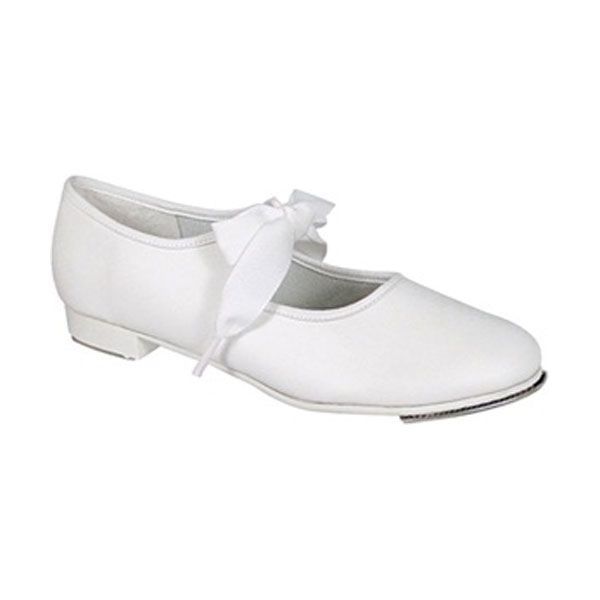 Capezio 625 Adult Size 4M (Fits Child Size White Tyette Tap Shoe