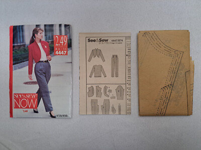 See & Sew Pattern - Misses' Jacket, Pants, & Top (6-14) #4447