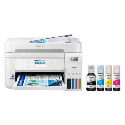 Epson EcoTank ET-4850 Color Inkjet All-In-One Printer - White