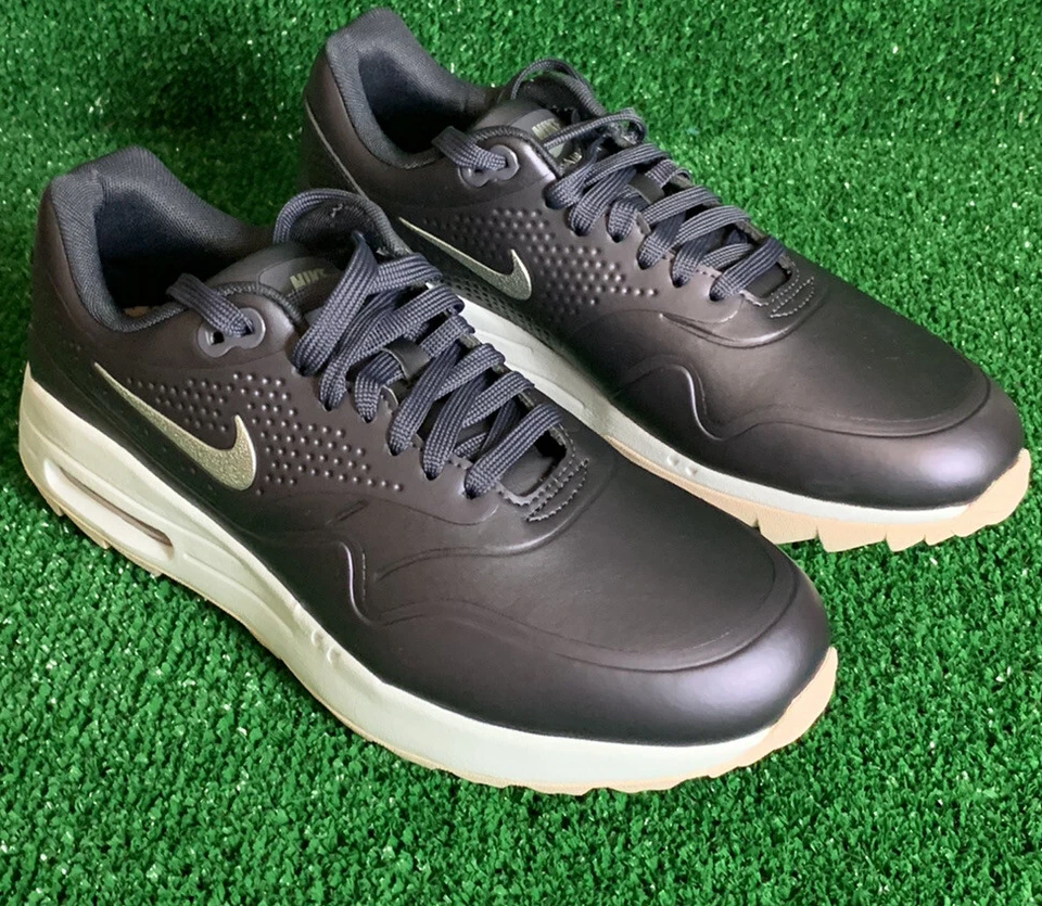 Nuevo Zapato de Golf Nike Air Max 1 para Mujer AQ0865-003 Gridiron/Metálico Plateado Talla 9 Foto 2 de 4