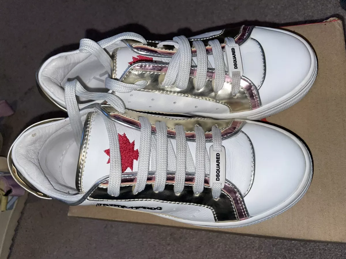 Girls dsquared hotsell trainers