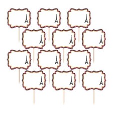 Day in Paris 24 ct Personalizable Paper Picks Birthday Party