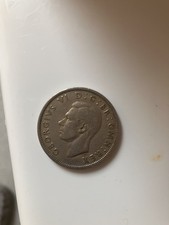Old Coin 1948 Two Shilling King George VI