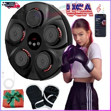 9 Training Modes Smart Music Boxing Machine with Gloves Wall Mounted Bluetooth