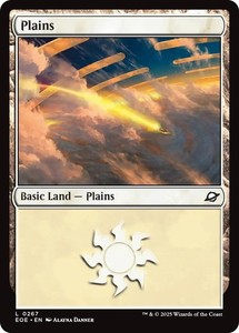 Plains (0267) Foil Edge of Eternities EOE MTG