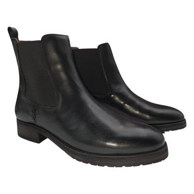 Frye Melissa Double Sole Chelsea Boots Black Leather Women s Size 12 M
