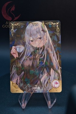 Echidna Re:Zero R Holo Anime Waifu Sammelkarte TCG Goddess Story Card