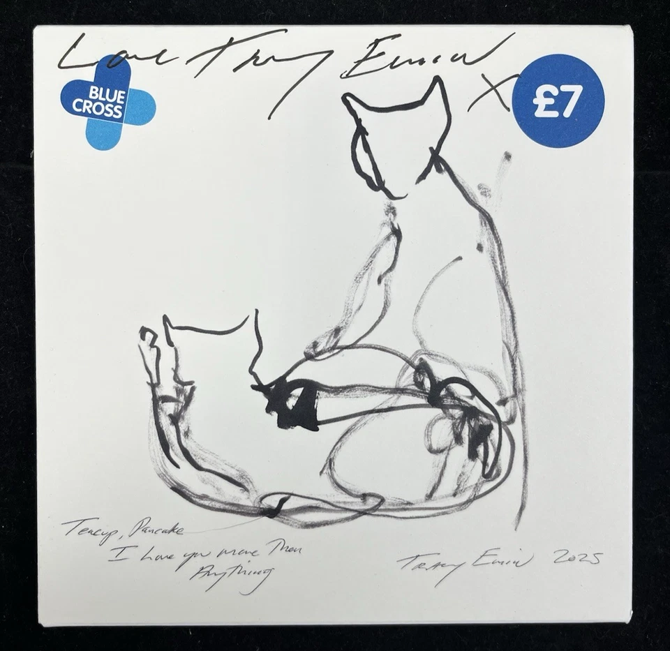 Caja firmada - Tarjetas de Navidad Tracey Emin (Juego) - Exclusivas de Blue Cross Charity Foto 2 de 4