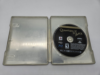 James Bond 007: Quantum of Solace (Playstation PS3, 2008, SteelBook) NO Manual