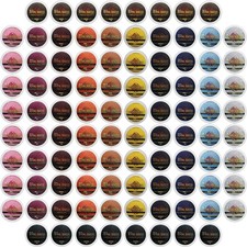 Coffee Pods Variety Pack   96 Count, 12 Crafted Medium  Dark Roast Blends an...