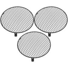 3 Pcs Reptile Heat Lamp Cage Protector for Reptiles Iron Mesh Guard