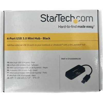 Mini USB 3.0 Hub Mit 4 Anschlüssen STARTECH.COM ST4300MINU3B