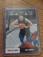 2019-20 Panini HOOPS Basketball Lights Camera Action Insert Luka Doncic