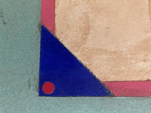 Collage (composition Mixte) Des Années 1950 - École Américaine - Signé - Style Pop Art/Abstrait