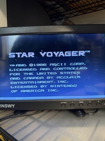 Star Voyager NES Nintendo Original Classic Authentic Game Cartridge Only Tested