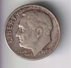 1964-D ROOSEVELT DIME 10¢ DENVER 90% SILVER COIN UNITED STATES MINT