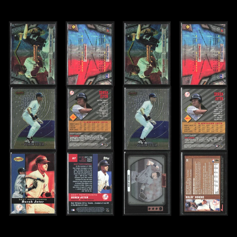 Lote de 50 tarjetas de béisbol Derek Jeter MLB Yankees jugador estrella distribuidor oferta a granel Foto 3 de 4