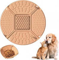2-In-1 Schleckmatte Hund Faltbar 1 StüCk Leckmatte Hund Lick Mat Slow Feeder