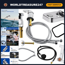 Shampoo Bowl Faucet Kit with Vacuum Breaker, Sprayer Hose for Hair Salon Sink