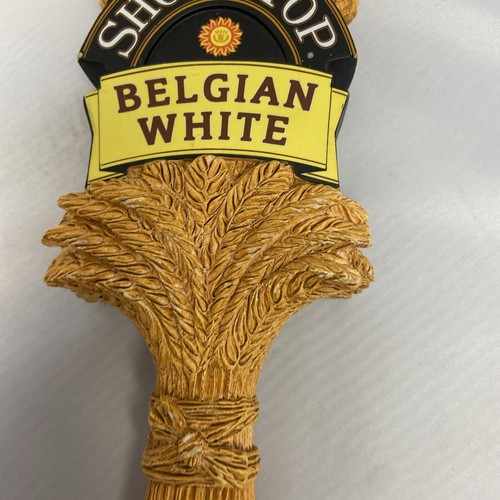 Shock Top Beer Tap Handle Brewing Belgian White Knob Keg Bar Top Kegerator - Picture 8 of 13