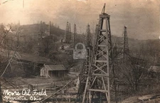 Moore Oil Field Marietta OH Ohio RPPC Photo Postcard COPY