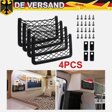 4x Auto Netztasche Ablagenetz Tür Organizer Ablagefach Aufbewahrung für KFZ PKW