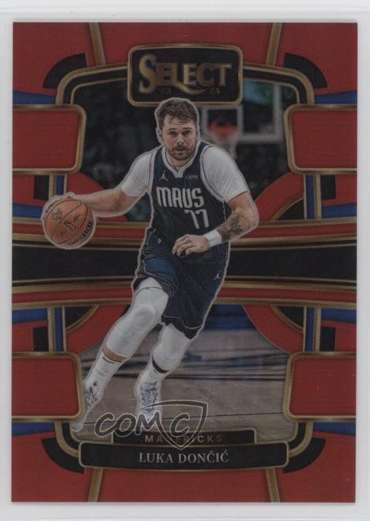 2023-24 Panini Select Concourse Red Prizm /199 Luka Doncic #51 1p4b