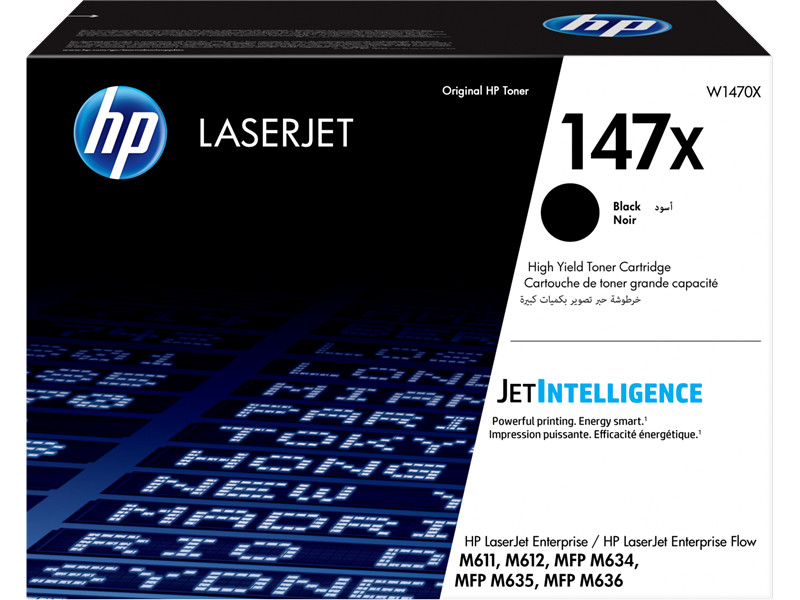 Toner HP 147X W1470X pour remplacer votre cartouche vide et imprimer sans interruption