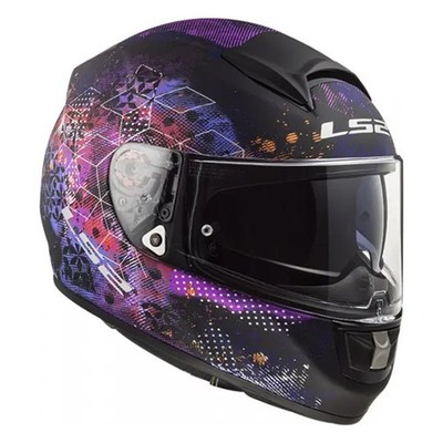 INTEGRALHELM FF397 VECTOR FT2 Schwarz, Rosa, Violett Cosmos LS2