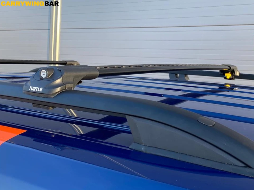 Barras transversales de aluminio negro para Nissan Armada 2005-2015 Foto 2 de 4