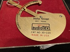 Audiotex Stylus Gauge Model 30-220 โ Vintage Phono Tool Made in USA,