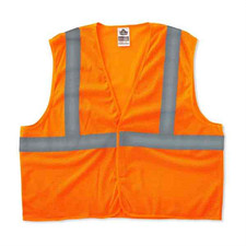 Ergodyne 20963 Ergodyne 8205HL S/M Orange Type R Class 2 Super Mesh Vest