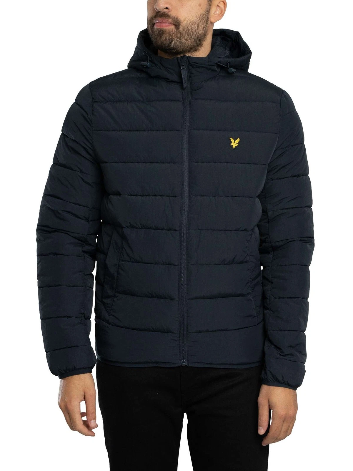 Lyle & Scott Men's Lightweight Puffer Jacket, Blue