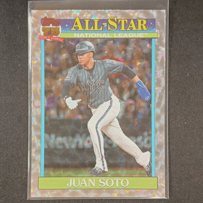 Topps 2026 Baseball Juan Soto 1991 All-Star #91AS-34 New York Mets Crackle Foil