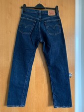 Levis 501 Ladies Blue Boyfriend Fit Jeans, W26 L28, Size 8, Superb Condition