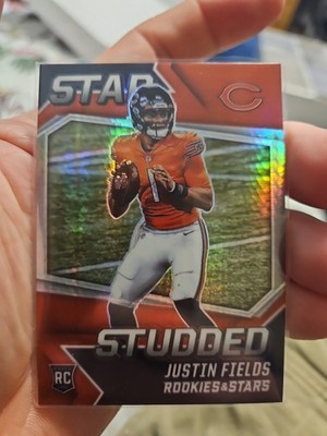 2021 Panini Rookies & Stars Justin Fields Star Studded Red Prizm #SS-24