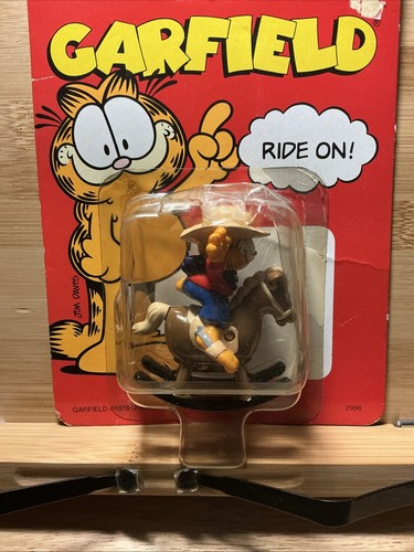ERTL 1990 Garfield Die Cast Hobby Rocking Horse RIDE ON! Toy 2996 NIP - Picture 2 of 5
