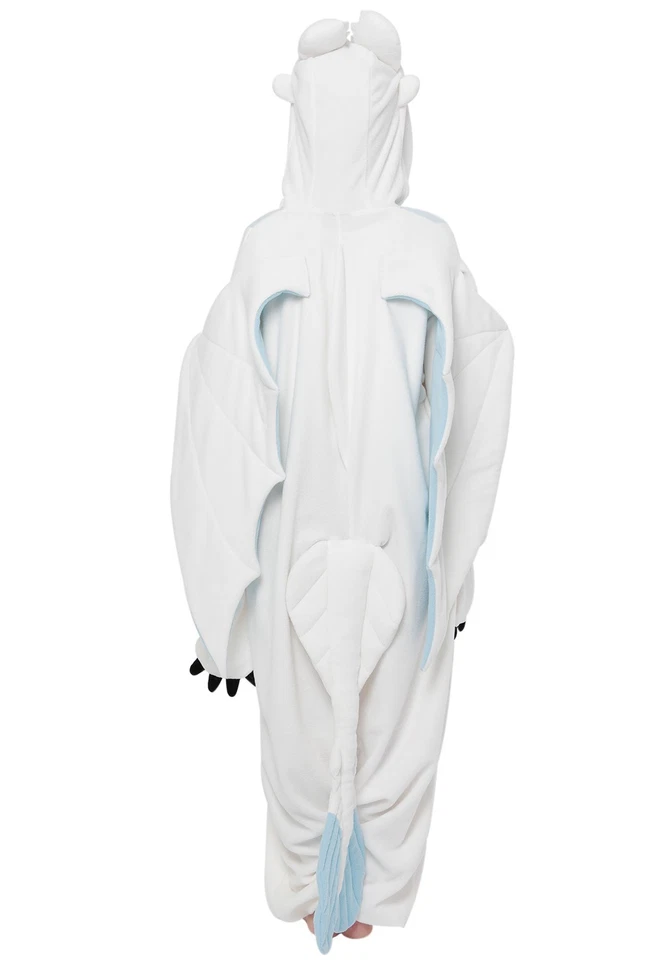 Fantasia de Halloween SAZAC How to Train Your Dragon Light Fury - M+ e XL dos EUA - Imagem 4 de 4