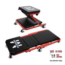 50873 2 in 1 Mechanic Creeper 36 inch Z-Creeper Seat 300 lbs Z Creeper