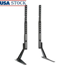 Tabletop TV Stand 37-70 Inch TVs VESA Compatible Metal Legs Easy Install New