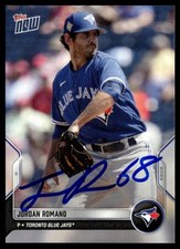 2022 Topps Now Road Opening Day Jordan Romano Toronto Blue Jays #OD-74 Signed
