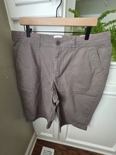 St. John's Bay NWT 11.5" Bermuda Shorts Women's Size 18W Taupe Shadow