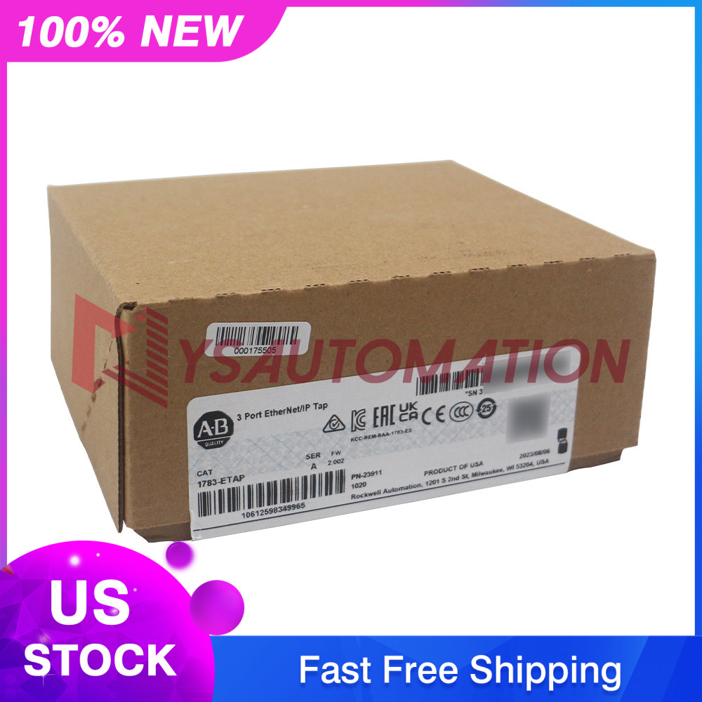 New Sealed Allen Bradley 1783-ETAP Series A 3-Port Ethernet/IP Tap AB1783ETAP