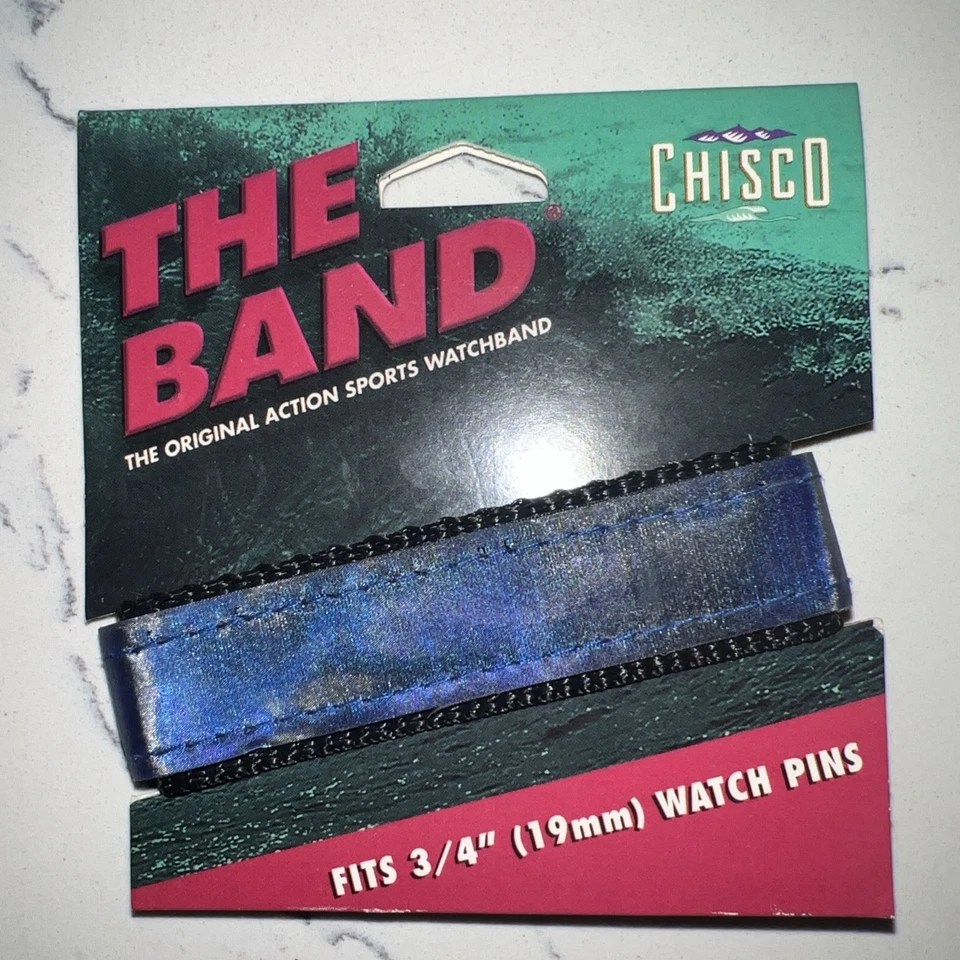 Correa de reloj deportiva holográfica de nailon vintage años 90’s Y2K 3/4 Foto 3 de 3