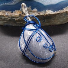 Beautiful Handmade Wire Wrapped Gemstone Pendant