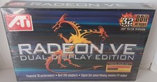 SEALED ATI Radeon VE Dual Display AGP VGA Graphics Card 32mb NOS 109-77100-00B