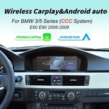 for bmw e60 e90 ccc system wireless carplay box android auto mirror link Airplay
