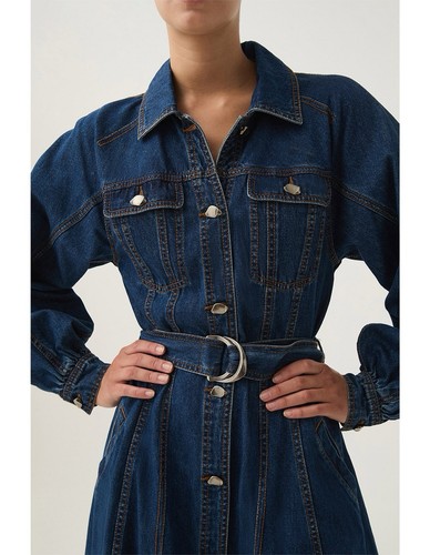 AJE Beautiful AJE “Colorado” Denim Dress -  size 10