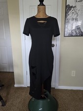 Unbranded Women's Distressed Grunge Short Sleeve Dress Size M